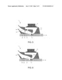 VACUUM CLEANING DEVICE, COMPRISING A UNIT WITH A MOVABLE SURFACE FOR     GENERATING AN OSCILLATING AIRFLOW diagram and image