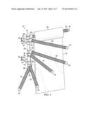 Apparatus and Method for the Compact Support and Storage of Hanging Items diagram and image