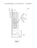 AQUAPONIC VERTICAL GARDEN WITH INTEGRATED AIR CHANNEL FOR PLANT-BASED AIR     FILTRATION diagram and image