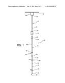 HELICAL POLE SUPPORT BRACKET AND METHOD FOR SUPPORTING A POLE diagram and image