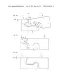 MECHANICAL LOCKING OF FLOOR PANELS WITH VERTICAL SNAP FOLDING diagram and image