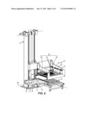 PALLETIZER, PALLETIZING METHOD, AND TRANSFER OF A LAYER OF OBJECTS BY     PALLETIZER FROM A CONVEYOR TO A LAYER DEPOSITING TOOL diagram and image