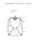 COOLING DEVICE FOR COOLING COMBUSTION GASES FROM RECOILLESS ANTI-TANK     WEAPONS diagram and image