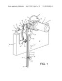 Power Tool Assembly With Integrated Tool Support Fixture diagram and image