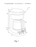 COFFEE MAKER WITH DRIP STOP SUPPORTING SINGLE SERVE & CARAFE OPERATION diagram and image