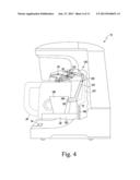 COFFEE MAKER WITH DRIP STOP SUPPORTING SINGLE SERVE & CARAFE OPERATION diagram and image