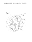 SYSTEM FOR DYNAMICALLY SEALING AT LEAST ONE CONDUIT THROUGH WHICH A PIPE     OR CABLE EXTENDS diagram and image