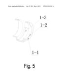 Metal clamp with a plastic sleeve diagram and image