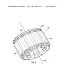 SEGMENTED STATOR ASSEMBLIES HAVING END CAPS diagram and image