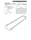 Braided Eyewear Retainer diagram and image