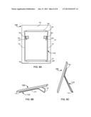 Integrated Magnetic Tablet Stand diagram and image