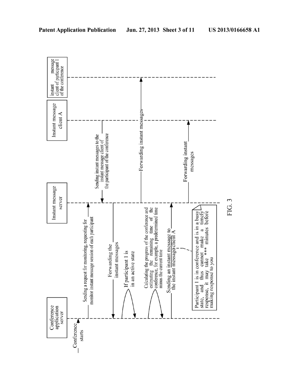 Processing Method and Processing System for Instant Messages in Network     Conference - diagram, schematic, and image 04