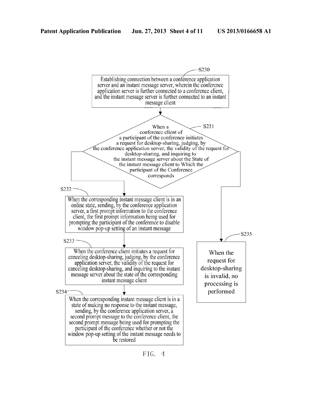 Processing Method and Processing System for Instant Messages in Network     Conference - diagram, schematic, and image 05