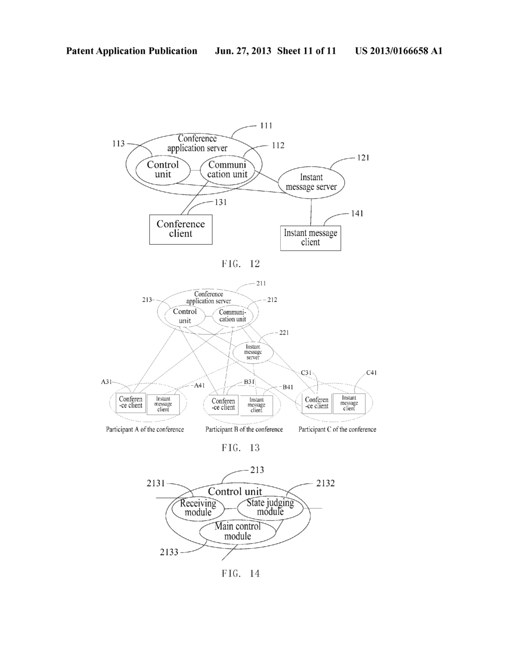 Processing Method and Processing System for Instant Messages in Network     Conference - diagram, schematic, and image 12