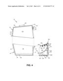 LITTER BOX WITH APPARATUS FOR CATCHIING AND RETURNING TRACKED LITTER AND     METHOD OF ASSEMBLING THE LITTER BOX diagram and image