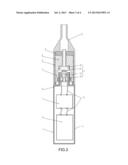 ELECTRONIC CIGARETTE WITH SOLID TOBACCO SUBSTANCE diagram and image