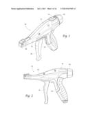 CABLE TIE TENSIONING AND CUT-OFF TOOL diagram and image