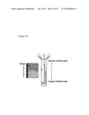 METHOD FOR CONTINUOUS PARTICLE SEPARATION USING OBSTACLE ARRAYS     ASYMMETRICALLY ALIGNED TO FIELDS diagram and image