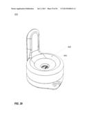 LIFTING AND ROTATING WATER RESERVOIR WITH ATTACHED WATER BOTTLE FOR     DISPENSING OF WATER FROM WATER COOLER diagram and image