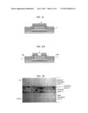 THIN-FILM SEMICONDUCTOR DEVICE FOR DISPLAY APPARATUS AND METHOD OF     MANUFACTURING SAME diagram and image