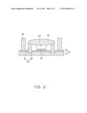 LIGHT EMITTING DIODE ASSEMBLY HAVING A DEFORMABLE LENS diagram and image