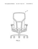 DYNAMIC CHAIR BACK LUMBAR SUPPORT SYSTEM diagram and image