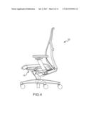 DYNAMIC CHAIR BACK LUMBAR SUPPORT SYSTEM diagram and image