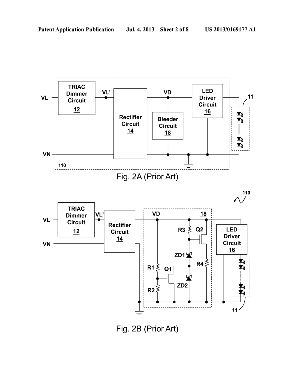 Active Bleeder Circuit Triggering TRIAC in All Phase and Light Emitting     Device Power Supply Circuit and TRIAC Control Method Using the Active     Bleeder Circuit - diagram, schematic, and image 03