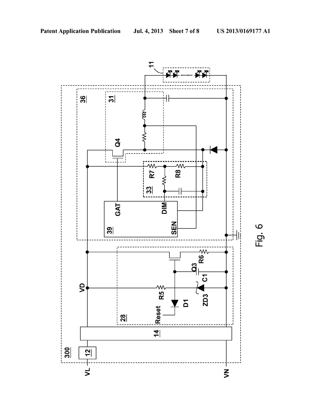 Active Bleeder Circuit Triggering TRIAC in All Phase and Light Emitting     Device Power Supply Circuit and TRIAC Control Method Using the Active     Bleeder Circuit - diagram, schematic, and image 08