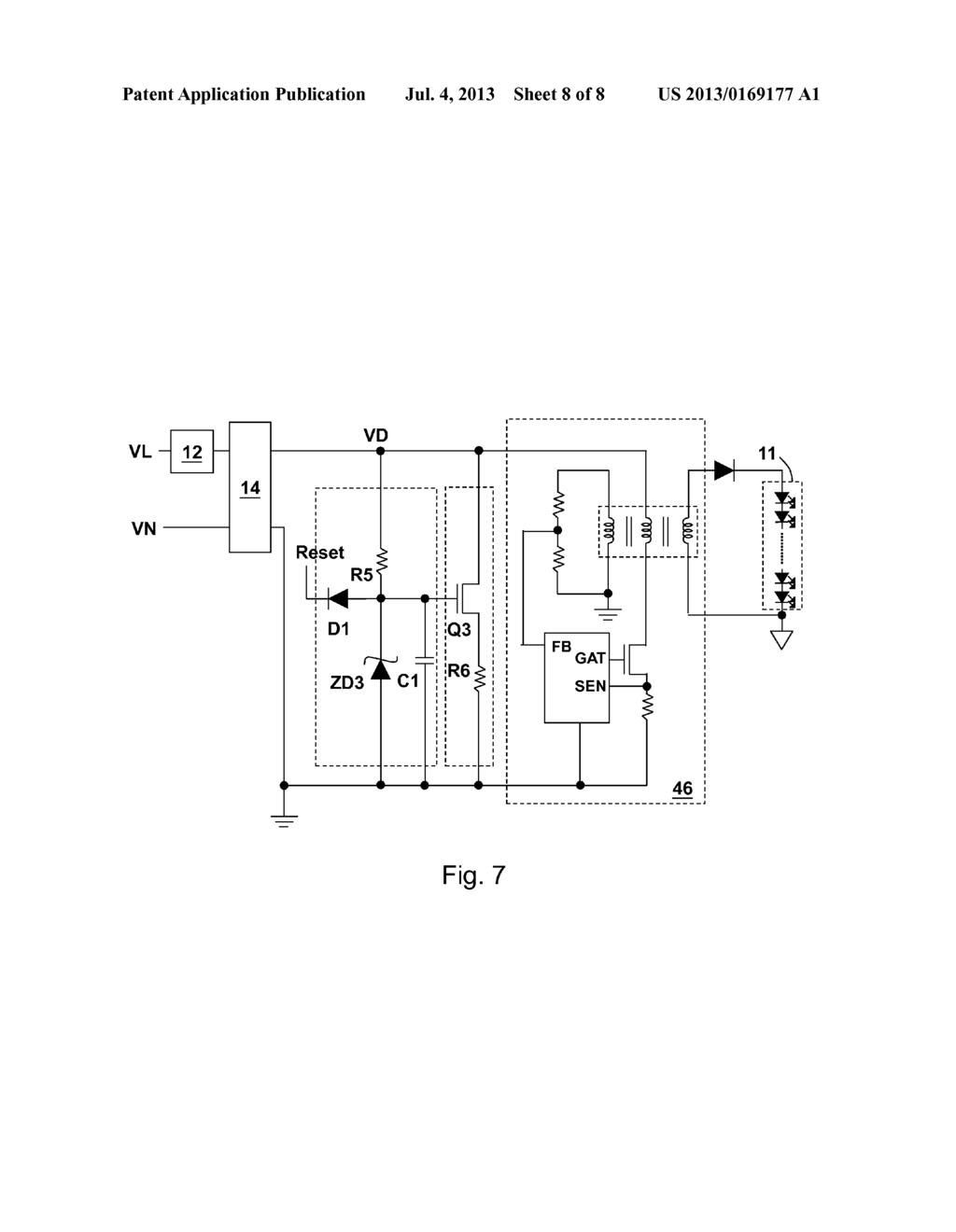 Active Bleeder Circuit Triggering TRIAC in All Phase and Light Emitting     Device Power Supply Circuit and TRIAC Control Method Using the Active     Bleeder Circuit - diagram, schematic, and image 09