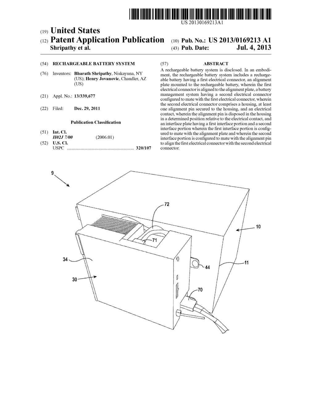 RECHARGEABLE BATTERY SYSTEM - diagram, schematic, and image 01