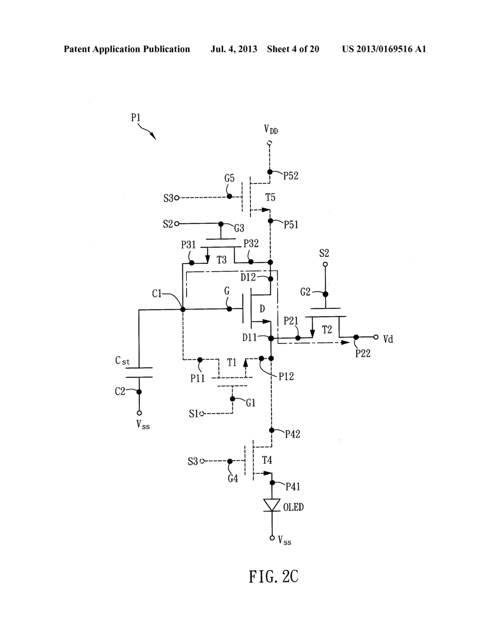 PIXEL CIRCUIT, DISPLAY APPARATUS AND DRIVING METHOD - diagram, schematic, and image 05