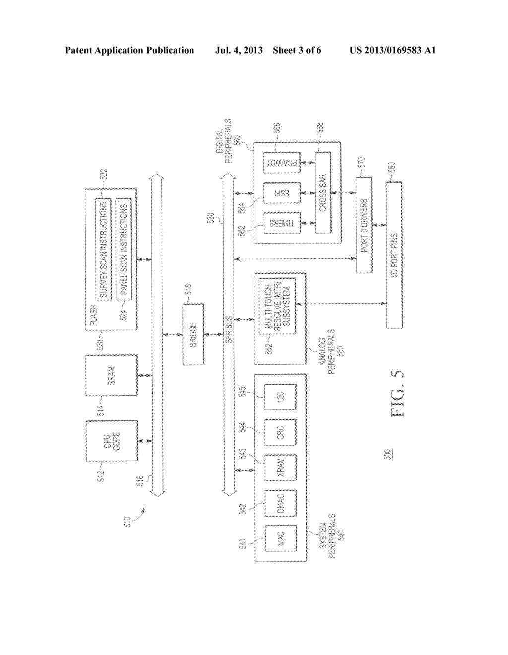 CONTROLLER AND METHOD FOR CONTROLLING A CAPACITIVE TOUCH SCREEN OR THE     LIKE - diagram, schematic, and image 04