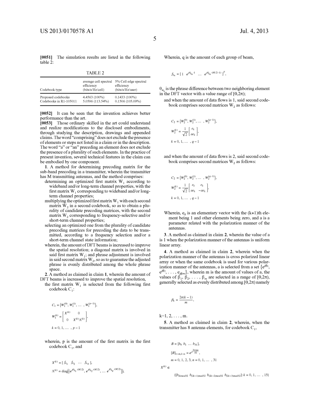 METHOD FOR DETERMINING PRECODING MATRIX AND CORRESPONDING COMMUNICATION     METHODS AND DEVICES - diagram, schematic, and image 06