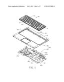 MOUNTING APPARATUS FOR COMPUTER KEYBOARD diagram and image