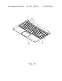 MOUNTING APPARATUS FOR COMPUTER KEYBOARD diagram and image