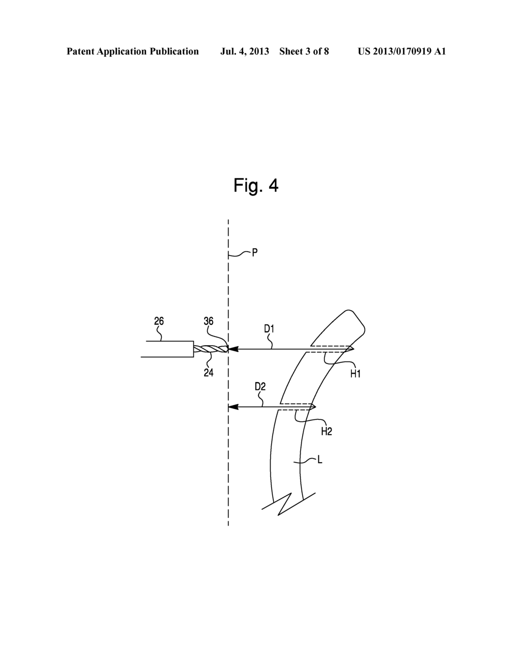 METHOD OF CALIBRATING AN OPHTHALMIC PROCESSING DEVICE, MACHINE PROGRAMMED     THEREFOR, AND COMPUTER PROGRAM - diagram, schematic, and image 04