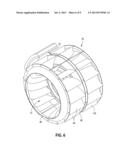 FURNACE AIR HANDLER BLOWER WITH ENLARGED BACKWARD CURVED IMPELLER AND     ASSOCIATED METHOD OF USE diagram and image