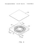 HEAT DISSIPATING FAN WITH LATERAL AIR INLET AND OUTLET diagram and image