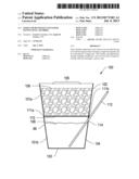 Food and Beverage Container having dual chamber diagram and image