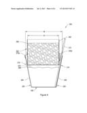 Food and Beverage Container having dual chamber diagram and image