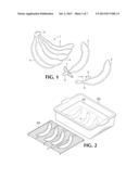 PROTECTIVE PACKAGING APPARATUS AND METHOD FOR CURVILINEAR PRODUCE ITEMS diagram and image