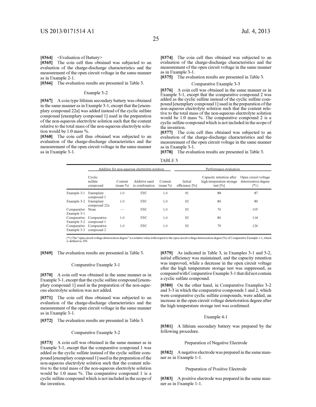 CYCLIC SULFATE COMPOUND, NON-AQUEOUS ELECTROLYTE SOLUTION CONTAINING SAME,     AND LITHIUM SECONDARY BATTERY - diagram, schematic, and image 27