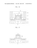 METHODS OF FABRICATING SEMICONDUCTOR DEVICE USING HIGH-K LAYER FOR SPACER     ETCH STOP AND RELATED DEVICES diagram and image