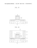 METHODS OF FABRICATING SEMICONDUCTOR DEVICE USING HIGH-K LAYER FOR SPACER     ETCH STOP AND RELATED DEVICES diagram and image