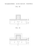 METHODS OF FABRICATING SEMICONDUCTOR DEVICE USING HIGH-K LAYER FOR SPACER     ETCH STOP AND RELATED DEVICES diagram and image