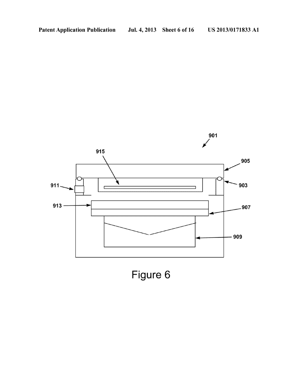 METHODS AND APPARATUS FOR WETTING PRETREATMENT FOR THROUGH RESIST METAL     PLATING - diagram, schematic, and image 07