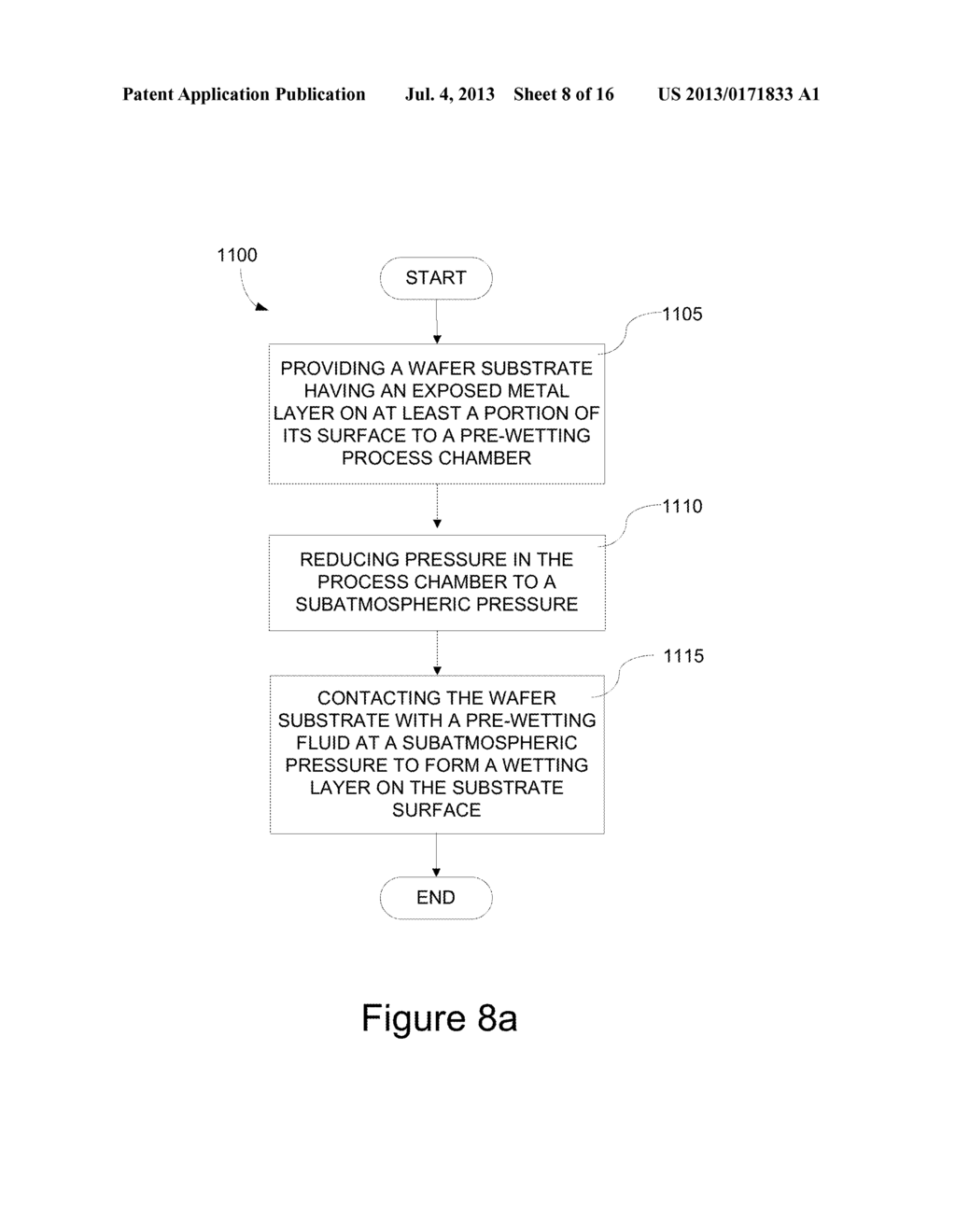 METHODS AND APPARATUS FOR WETTING PRETREATMENT FOR THROUGH RESIST METAL     PLATING - diagram, schematic, and image 09