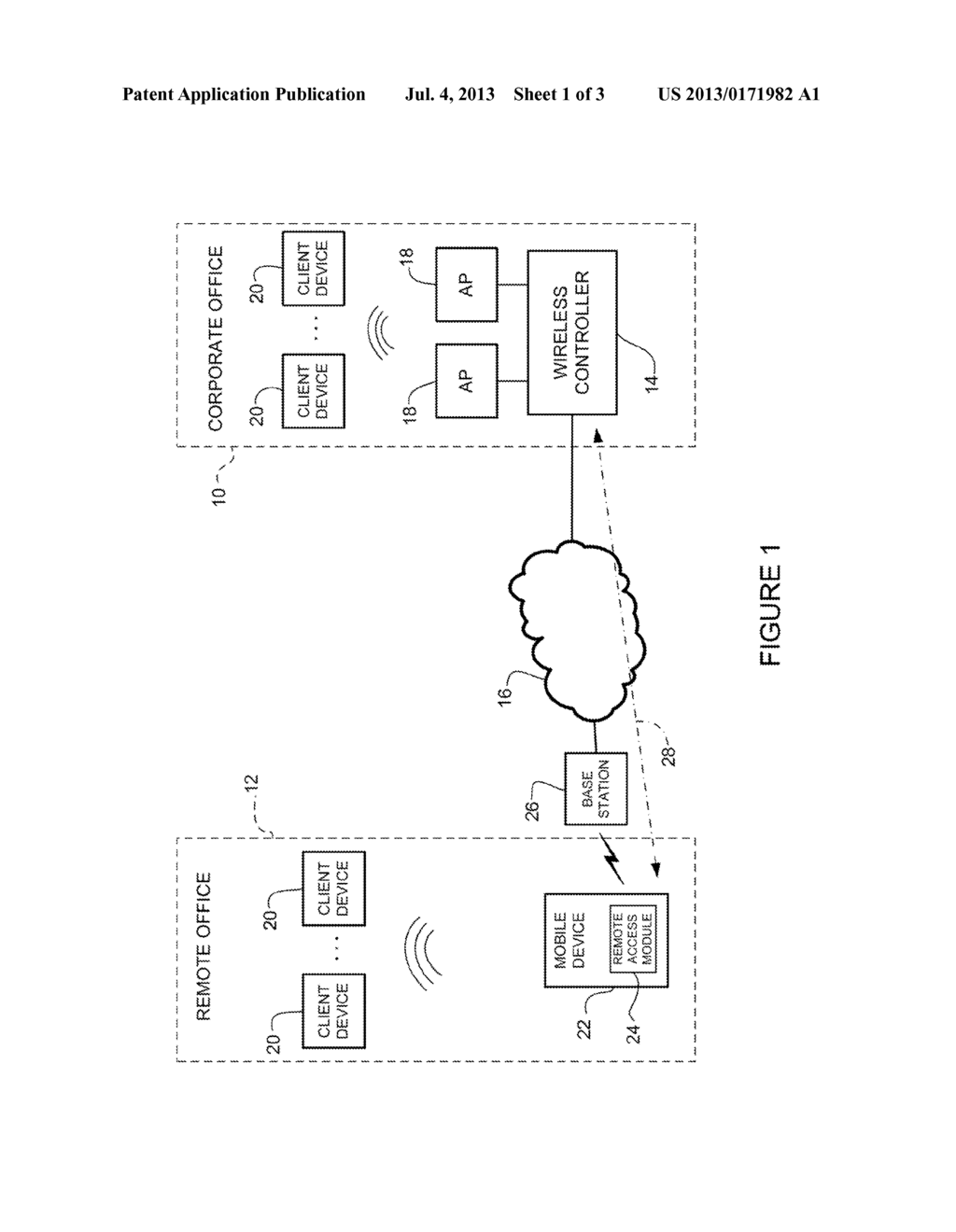 METHOD AND APPARATUS FOR REMOTE SECURE ACCESS TO WIRELESS NETWORK - diagram, schematic, and image 02