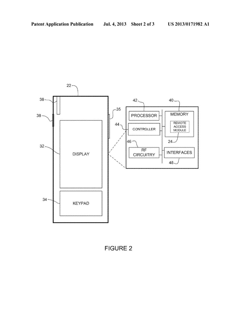 METHOD AND APPARATUS FOR REMOTE SECURE ACCESS TO WIRELESS NETWORK - diagram, schematic, and image 03